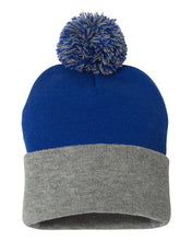 Load image into Gallery viewer, Pom-Pom  12&quot; Knit Beanie
