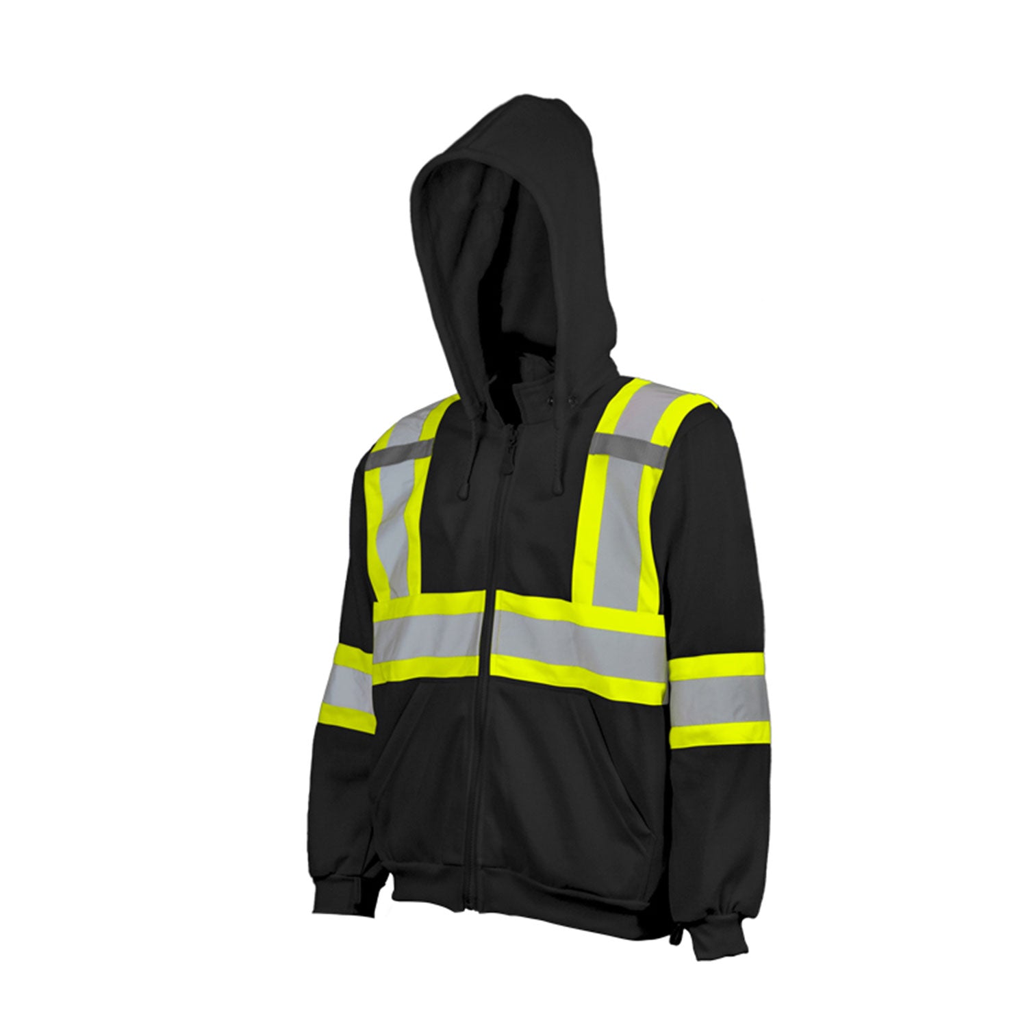 Traffic Hoodie with Detachable Hood, 4" Refl. Tape