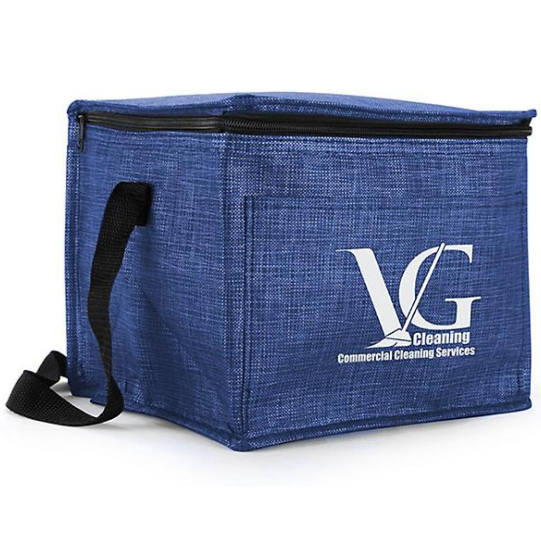 Silver-Tone Cooler Bag