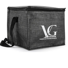 Load image into Gallery viewer, Silver-Tone Cooler Bag
