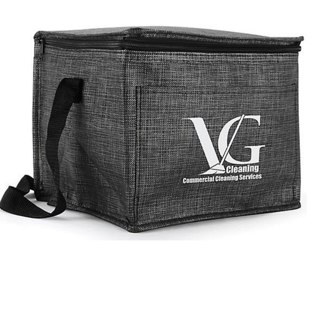 Silver-Tone Cooler Bag