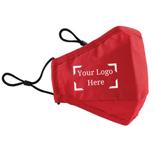 Load image into Gallery viewer, Commuter Face Mask with Carbon Filter - Full Color Logo
