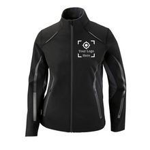Load image into Gallery viewer, Womens Three-Layer Light Bonded Hybrid Soft Shell Jacket with Laser Perforation
