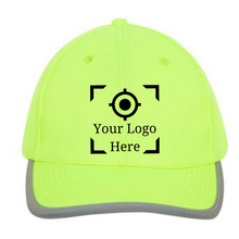 Load image into Gallery viewer, Luminescent Safety Cap with Reflective Trim
