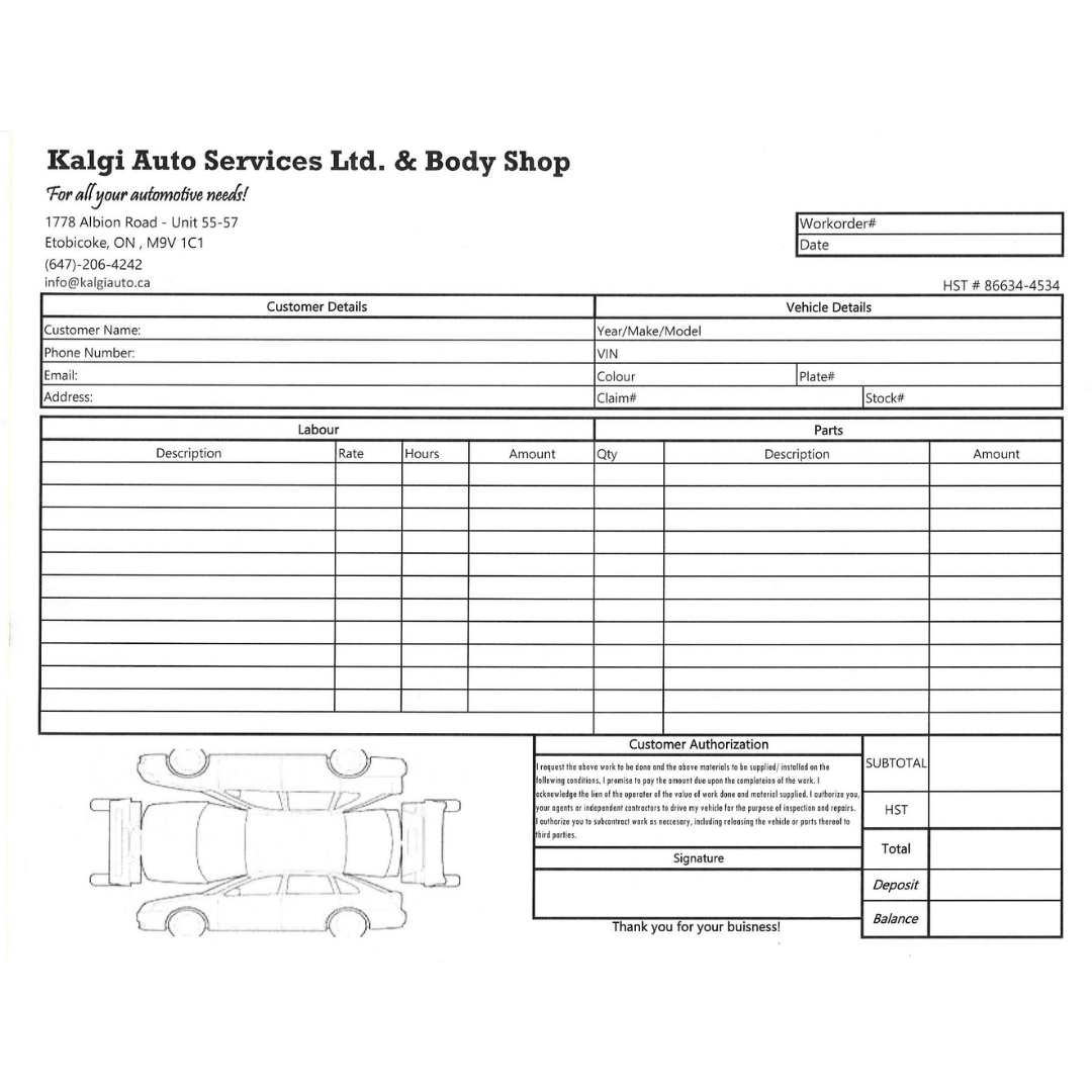 Invoices & Forms