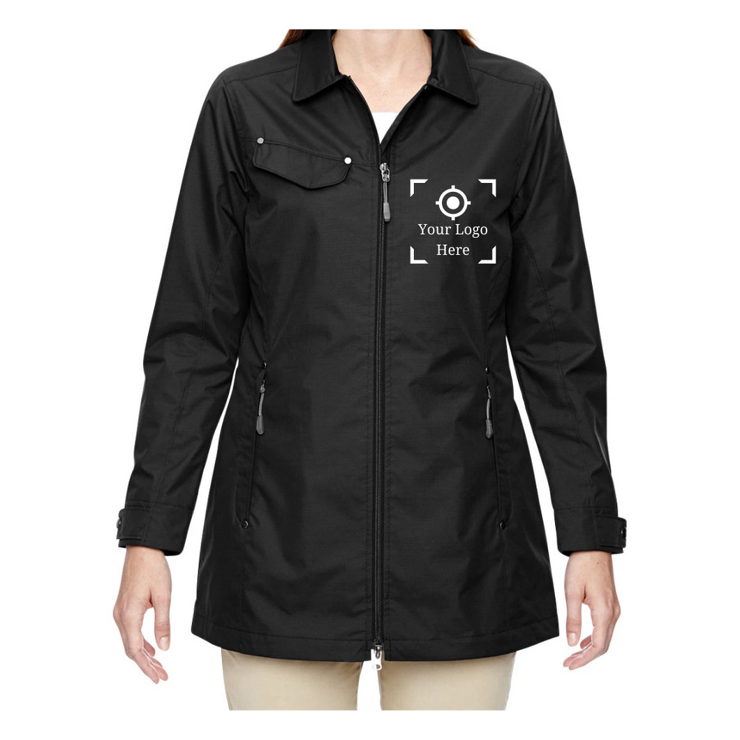Womens Lightweight Jacket with Fold Down Collar