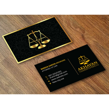 Load image into Gallery viewer, Luxury Silk Cards with Foil Stamp
