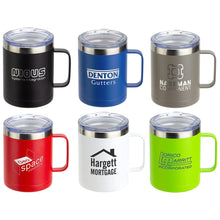 Charger l&#39;image dans la galerie, Tasse isotherme Ceva 14 oz avec revêtement en poudre et revêtement en cuivre
