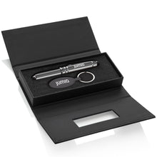 Charger l&#39;image dans la galerie, Coffret cadeau Reveal Stylo/Stylet/Lampe de poche/Porte-clés
