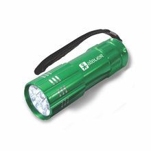 Load image into Gallery viewer, Mini Aluminum, 9 LED Flashlight
