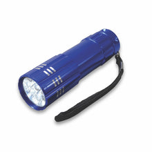 Load image into Gallery viewer, Mini Aluminum, 9 LED Flashlight
