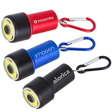 Load image into Gallery viewer, Mini COB Flashlight with Carabiner

