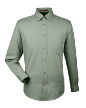 Load image into Gallery viewer, Harriton Men&#39;s Easy Blend™ Long-Sleeve Twill Shirt with Stain-Release
