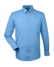 Load image into Gallery viewer, Harriton Men&#39;s Easy Blend™ Long-Sleeve Twill Shirt with Stain-Release
