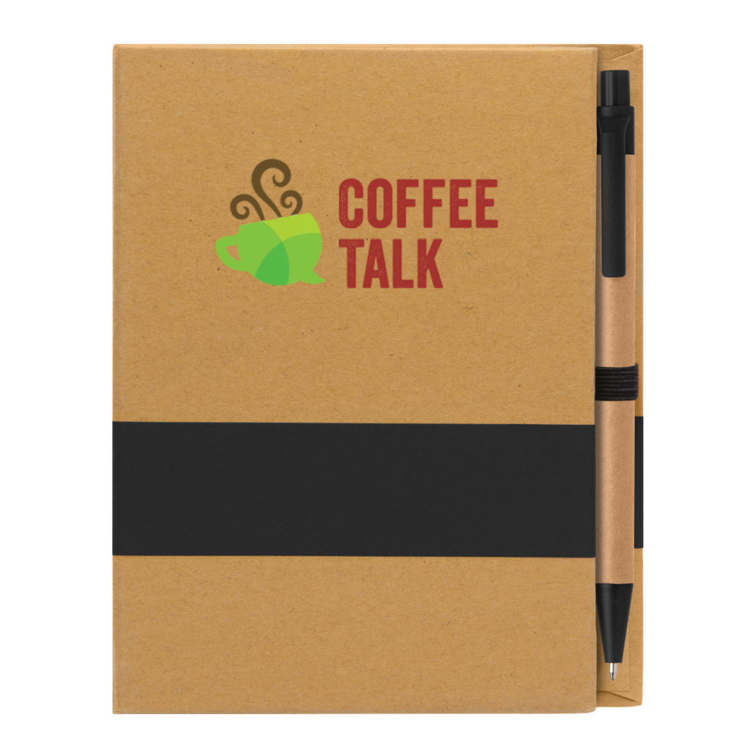 Kolbert - Eco Notepad, Sticky Notes & Pen Set