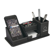 Load image into Gallery viewer, Oxford Desk Organizer w/Phone Holder
