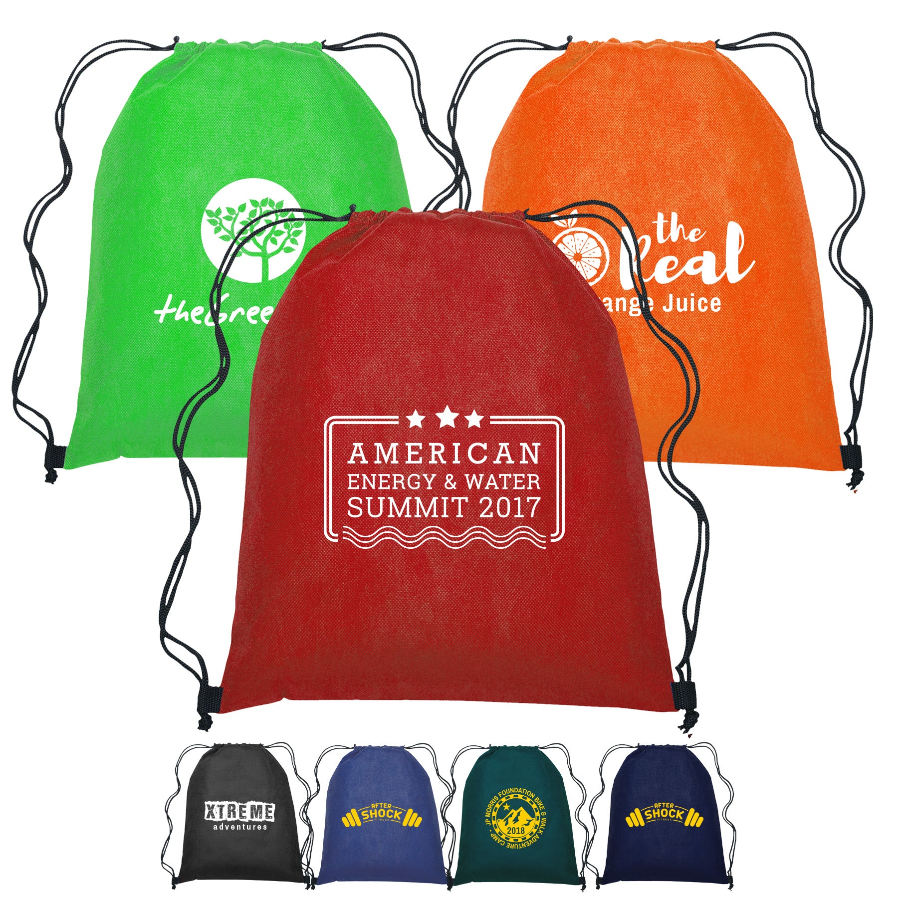 Gateway - Non-Woven Drawstring Backpack
