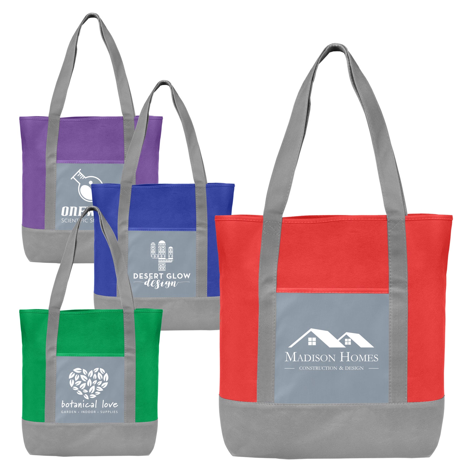 Glenwood - Non-Woven Tote Bag with 210D Pocket
