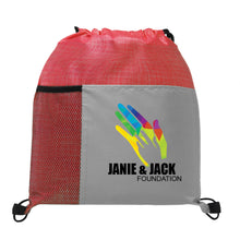 Load image into Gallery viewer, Metroplex - Non-Woven Drawstring Bag with 210D Pocket
